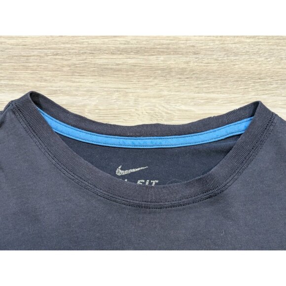 Nike Men's XL Kobe Bryant Black Mamba T Shirt Hunt or Be Hunted Blue Dri-Fit - Picture 3 of 9